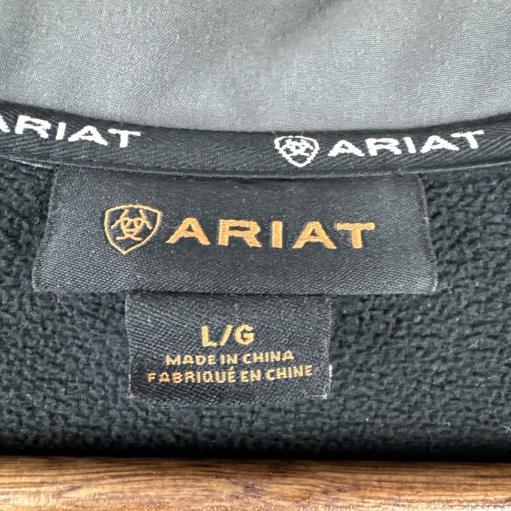 Ariat Mens Softshell Gray Jacket Large Outdoor Camping Workwear Hiking READ - Picture 6 of 10